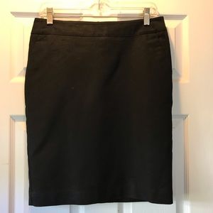Merona Black Stretch Pencil Skirt